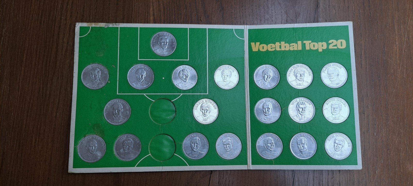 Shell Voetbal Top 20 - Ideale Elftal 1970, Verzamelen, Sportartikelen en Voetbal, Ophalen of Verzenden, Gebruikt