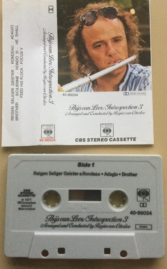 Thijs van Leer Introspection 3 MC, Cd's en Dvd's, Cassettebandjes, Gebruikt, Klassiek, 1 bandje, Ophalen of Verzenden