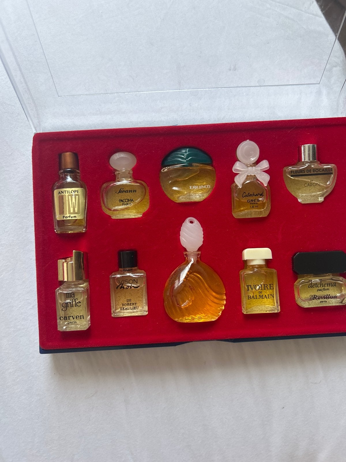 Vintage Miniatuur Parfum Collectie - 10 Stuks, Sieraden, Tassen en Uiterlijk, Uiterlijk | Parfum, Gebruikt, Ophalen of Verzenden