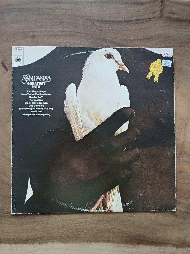 Santana - Santanas Greatest Hits - Vinyl, Cd's en Dvd's, Vinyl | Rock, Ophalen, Zo goed als nieuw, 12 inch, Poprock