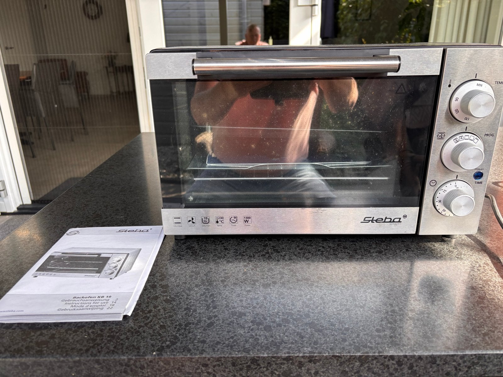 Steba Mini-oven met grill - Compact en veelzijdig, Ophalen, Minder dan 45 cm, Overige merken, Hete lucht