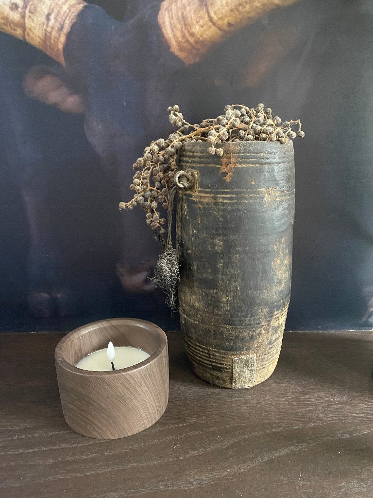 Authentieke Nepalese pot met touw, Ophalen of Verzenden