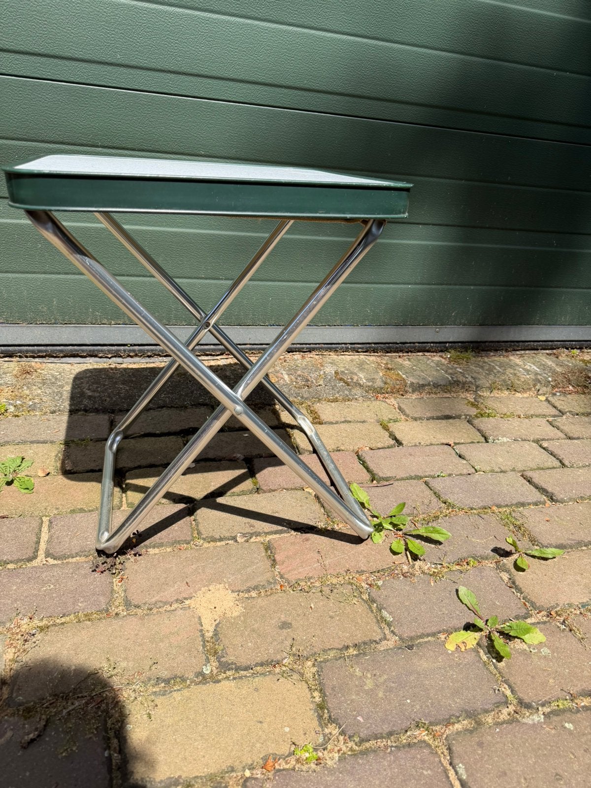 Camping stoel tafel, Ophalen of Verzenden, Gebruikt