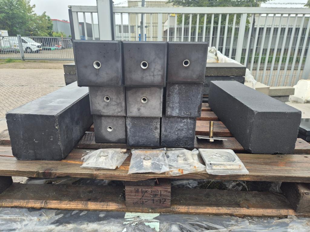Betonpoer antraciet prijs per stuk, Ophalen, Nieuw, Minder dan 100 cm, Minder dan 25 cm