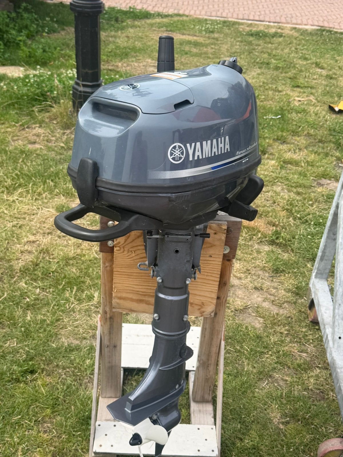 Yamaha 6pk 4 takt langstaart bwj 024 inc motr slot, Watersport en Boten, Ophalen, Zo goed als nieuw, Benzine, 5 tot 10 pk