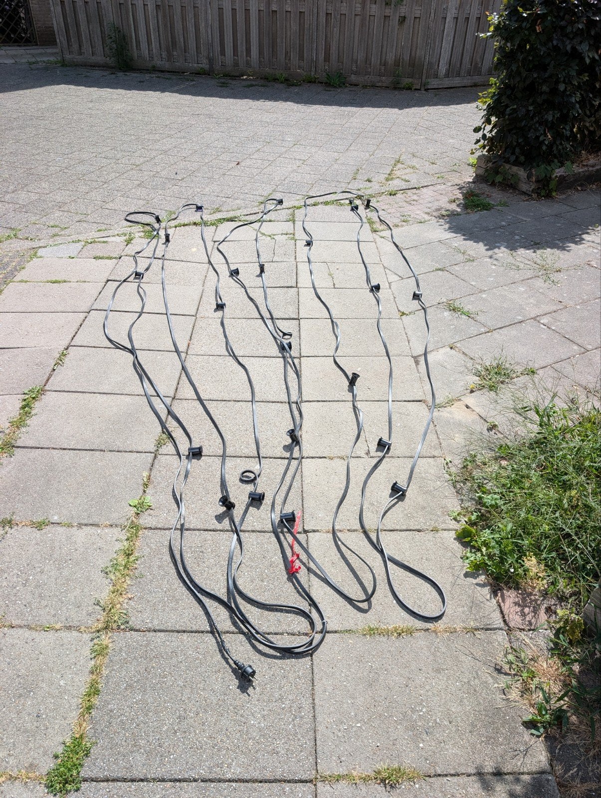 prikkabel + 30  meter, Gebruikt, Minder dan 50 watt, Overige typen, Ophalen of Verzenden