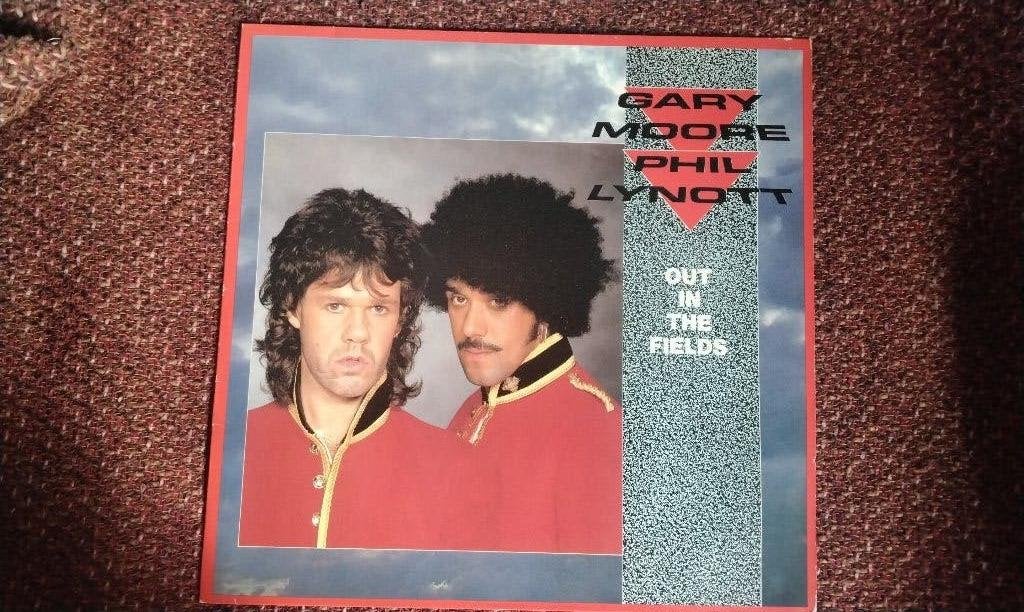 Hard Rock Gary Moore And Phil Lynott Out In The Fields, Ophalen, Gebruikt, 12 inch