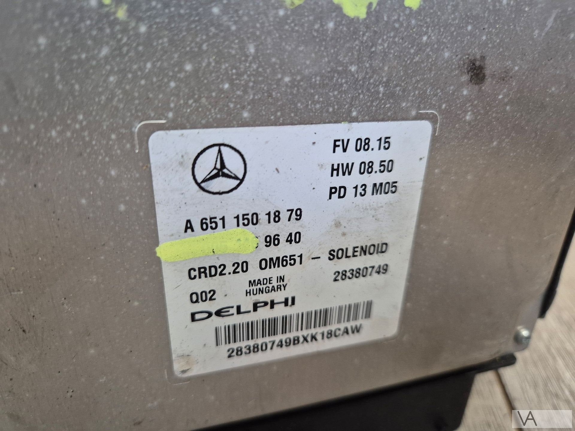 ECU motorcomputer Mercedes Sprinter Vito a6511501879 2.2 dsl, Gebruikt, -, Ophalen of Verzenden, -