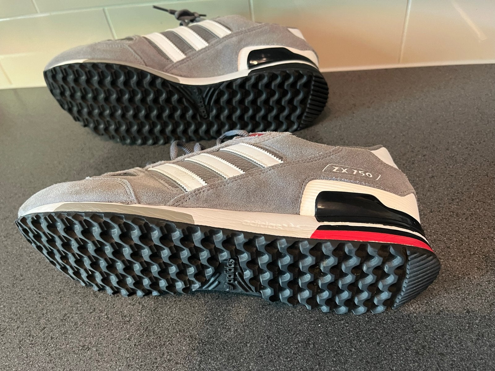 Adidas ZX 750 Sneakers - Grijs/wit - Maat 47,5, Ophalen of Verzenden, Zo goed als nieuw, Wit, Sneakers of Gympen