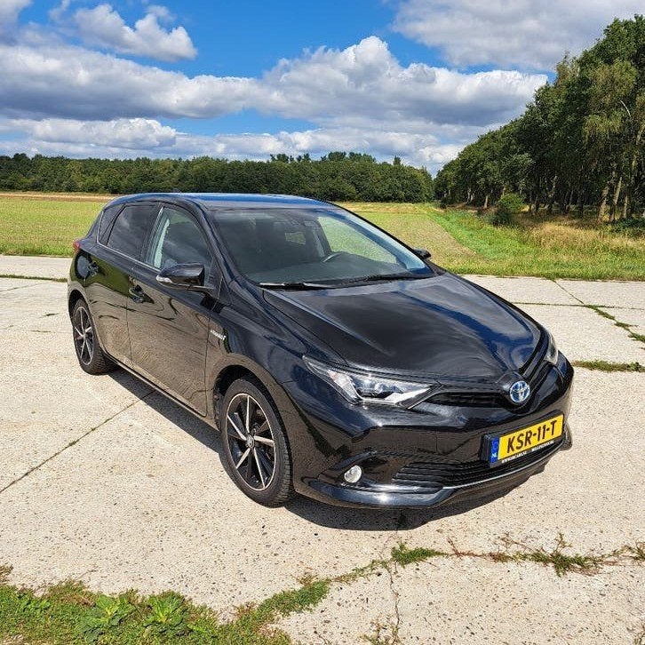 Toyota AURIS, 1.8 Hybrid Dynamic Camera Cruise Trekhaak!, Bluetooth, Zwart, 4 cilinders, Alcantara