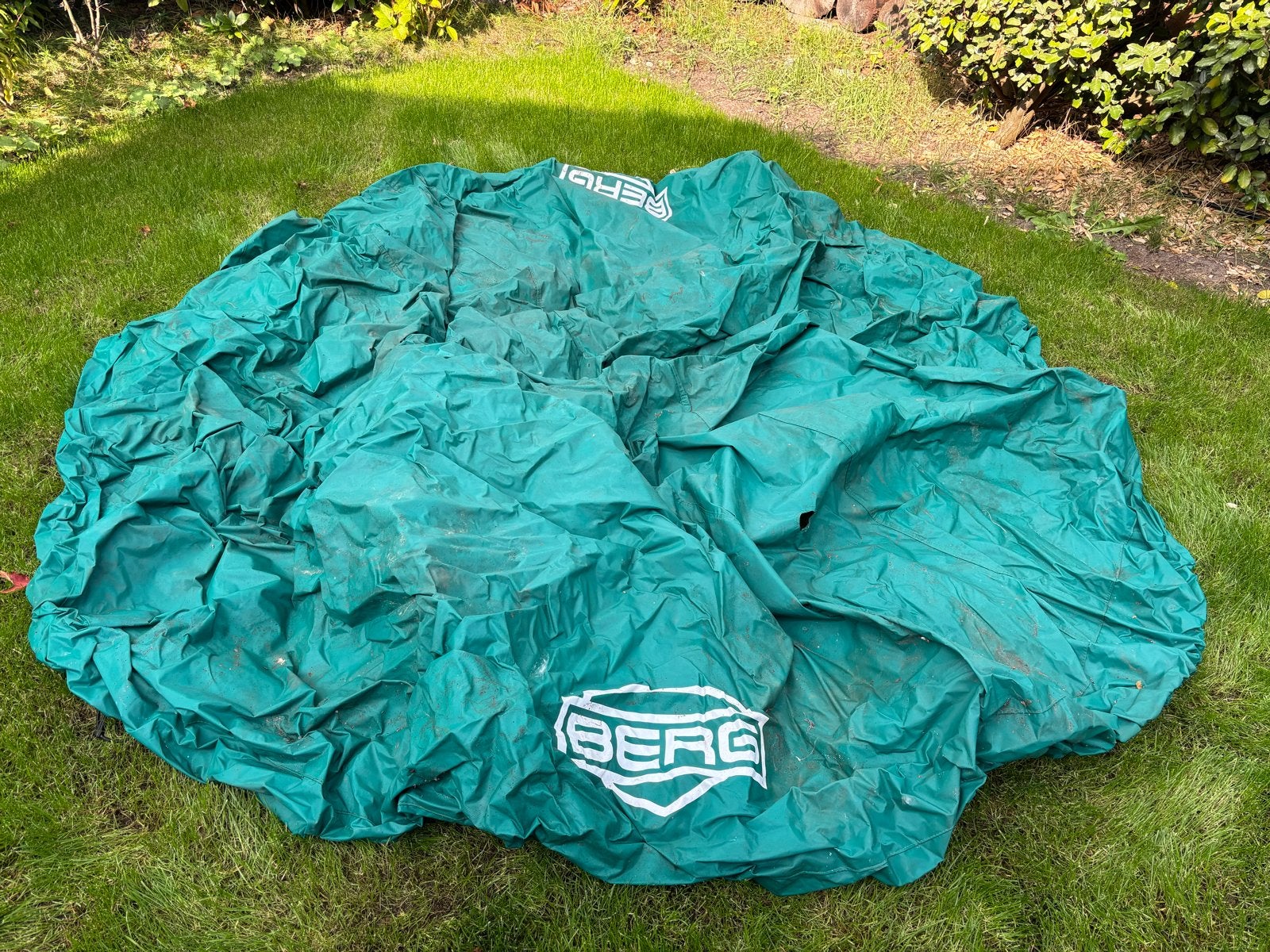 BERG Trampoline Beschermhoes - Groen, Ophalen, Gebruikt