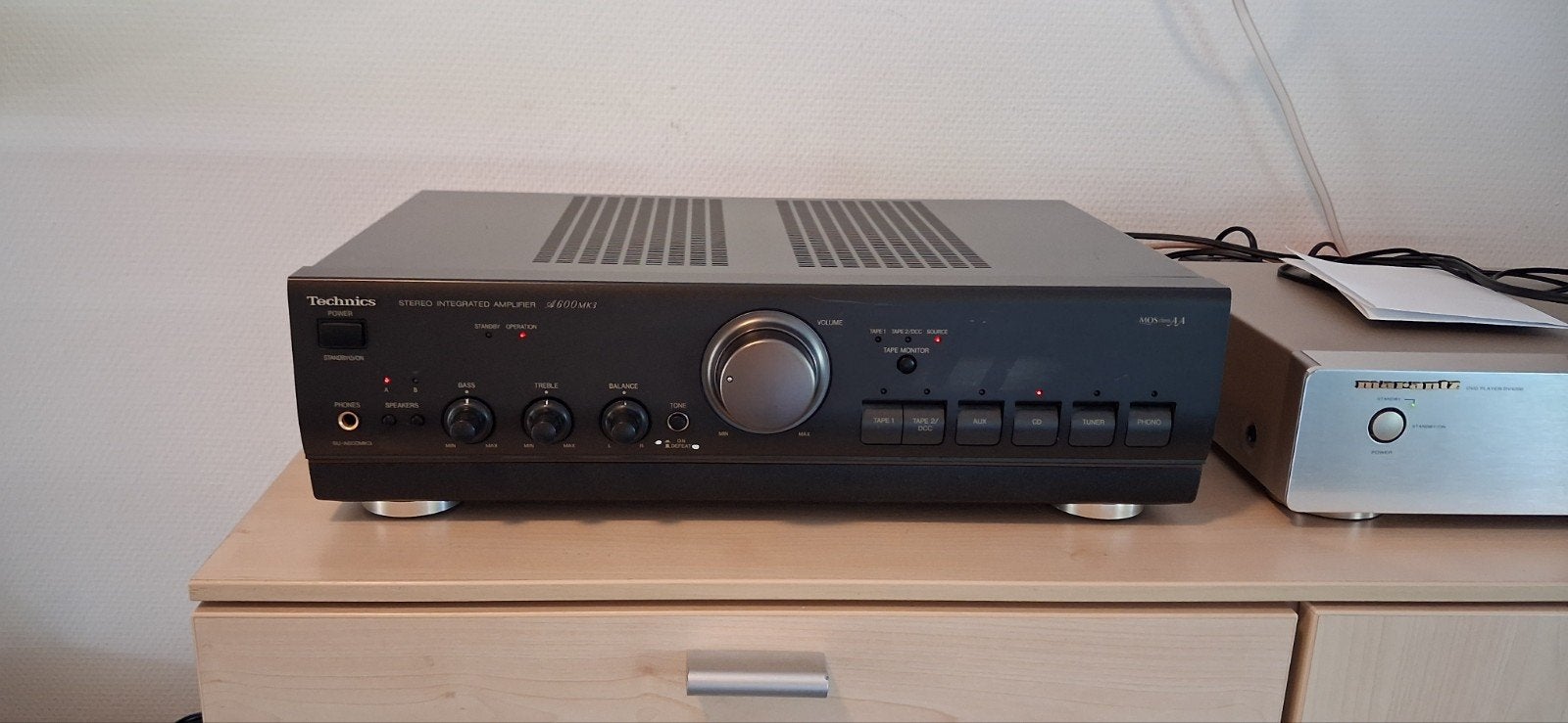 Technics SU- A600 mk3 versterker, Zo goed als nieuw, 120 watt of meer, Stereo, Ophalen