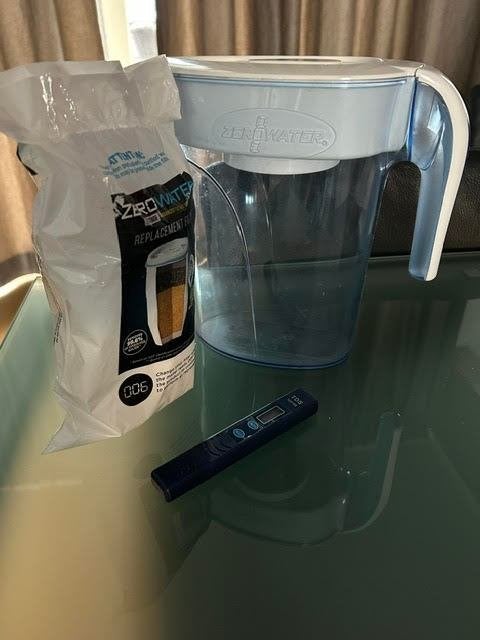 Zerowater waterkan + filter, Kunststof, Ophalen of Verzenden, Wit, Overige merken