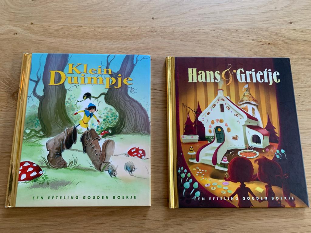 Efteling Gouden Boekjes: Klein Duimpje & Hans en Grietje, Boeken, Ophalen of Verzenden, Gelezen