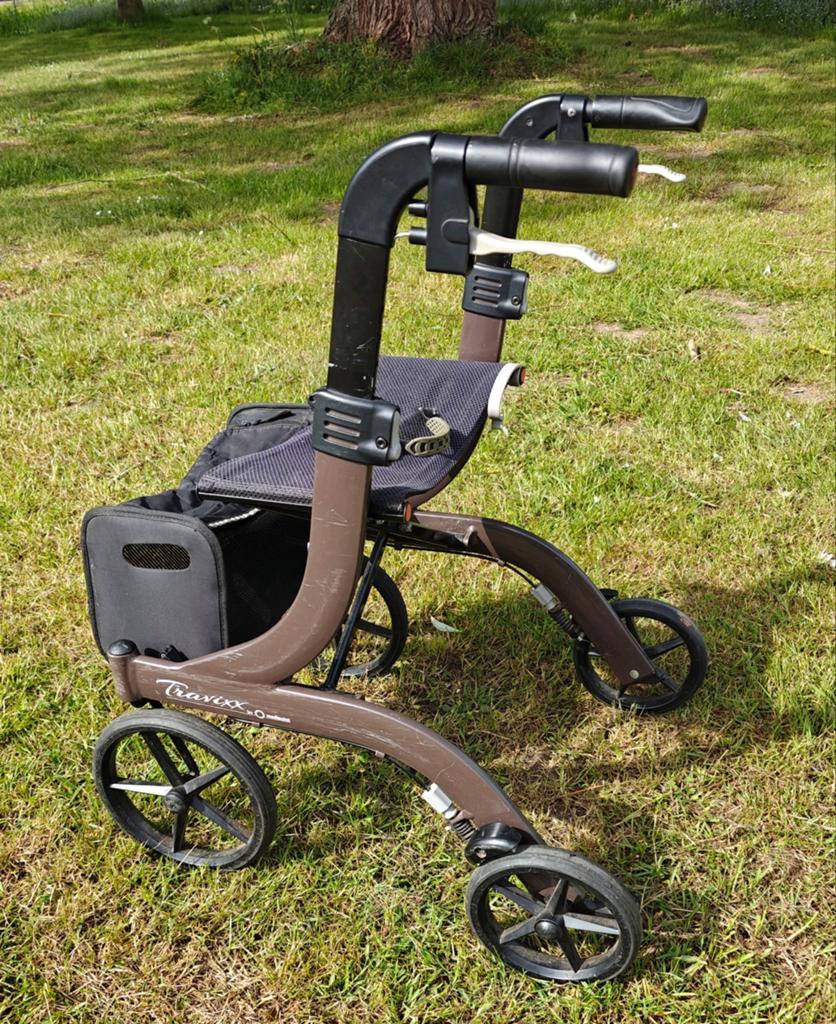 Nette Travixx Classic Rollator, Ophalen of Verzenden, Opvouwbaar, Gebruikt
