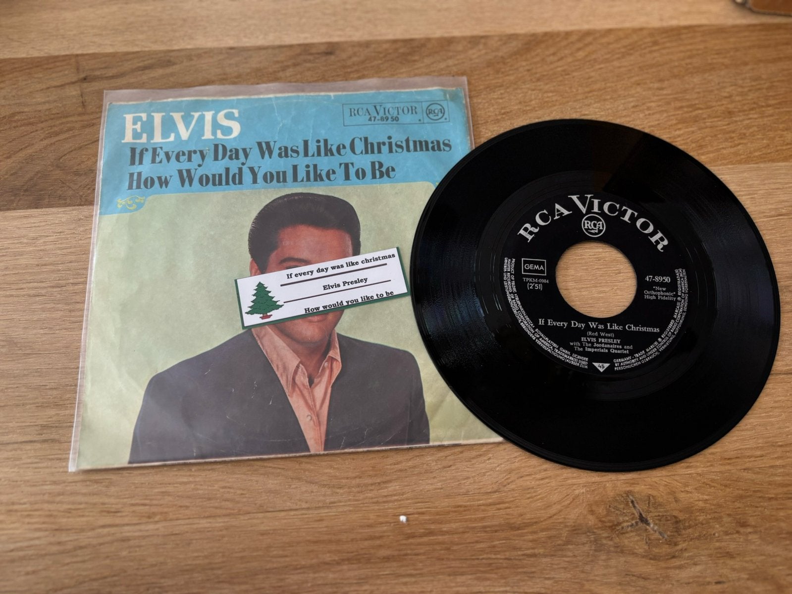Elvis Presley - if every day was like christmas vinyl 7”, Ophalen of Verzenden, Zo goed als nieuw, Pop