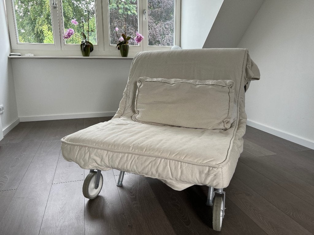 Ikea zit/slaapfauteuil, Ophalen, Gebruikt, 90 cm, Eenpersoons