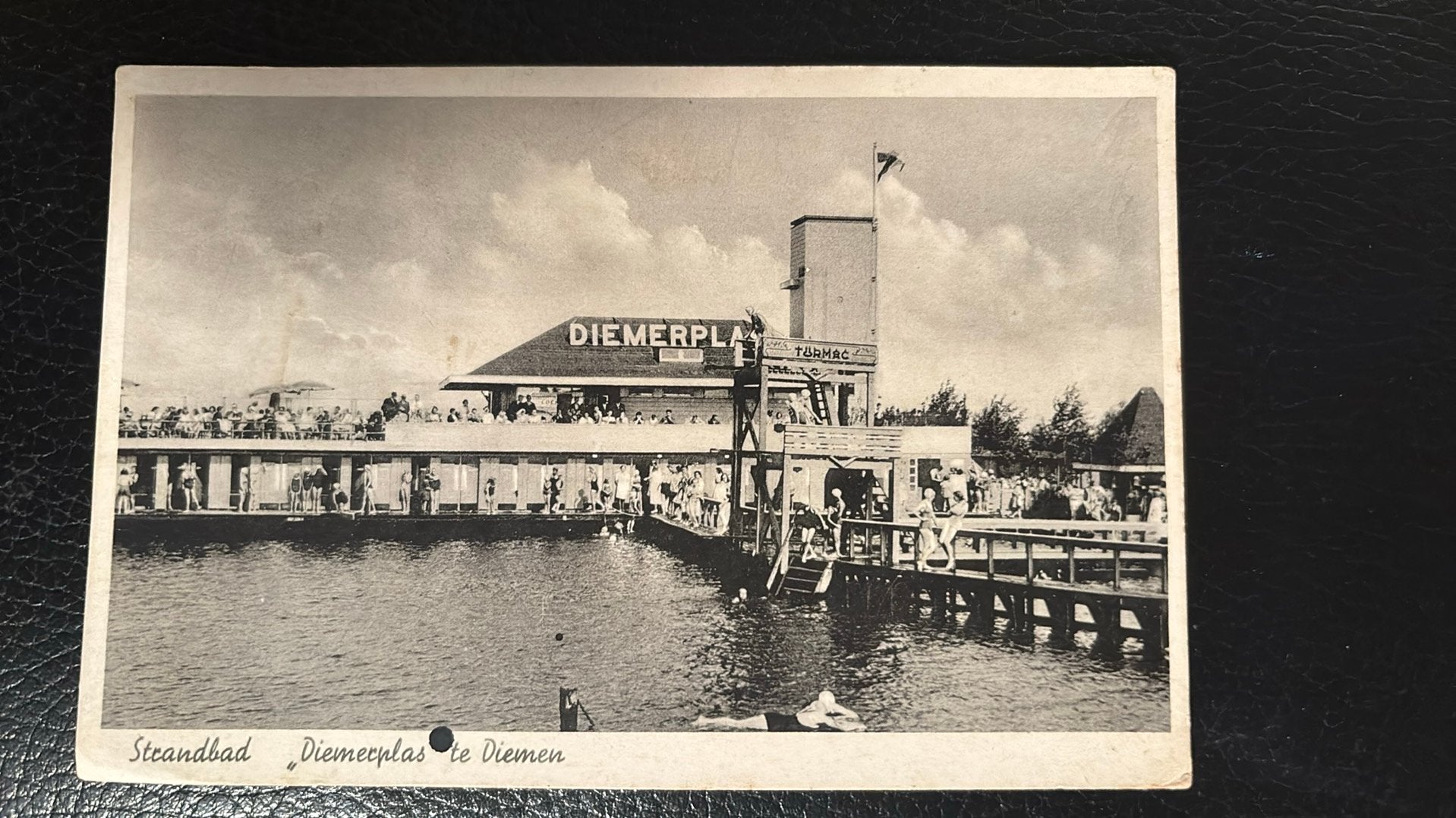 Diemen eind jaren 30 Strandbad De Diemerplas, Verzenden, 1920 tot 1940, Ongelopen, Noord-Holland
