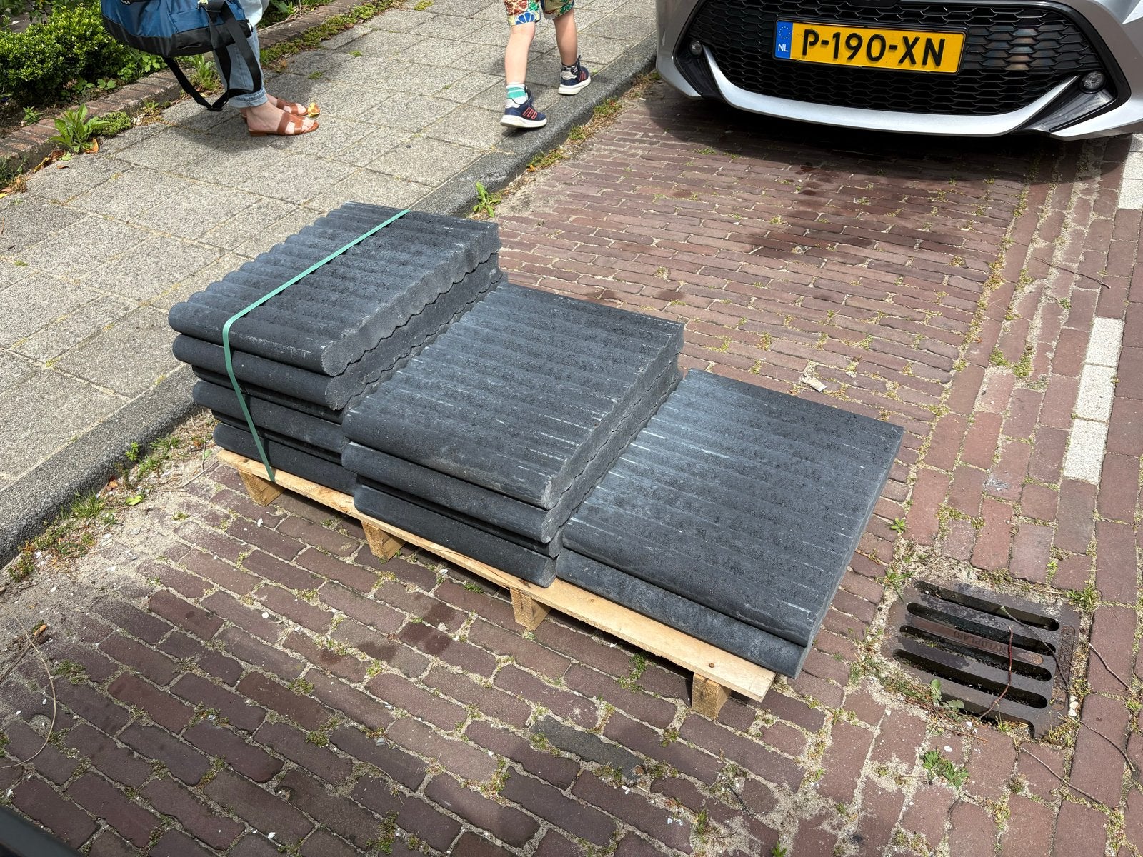 Palisades , 12x, Tuin en Terras, Tegels en Klinkers, Ophalen, Nieuw, Overige materialen, 10 m² of meer