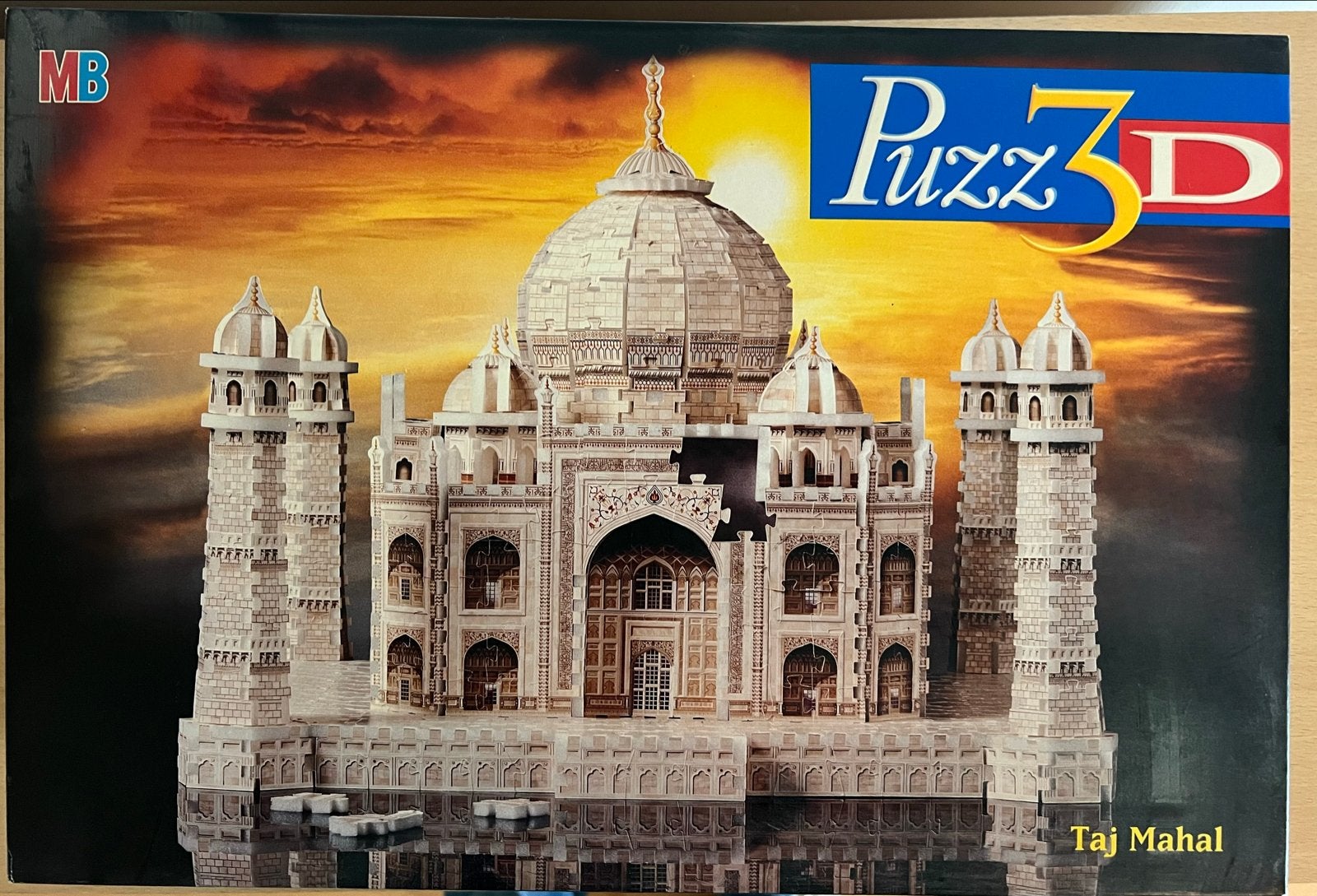 Puzz3D Taj Mahal 3D-puzzel van MB, Ophalen, Meer dan 50 stukjes, Gebruikt, 6 jaar of ouder