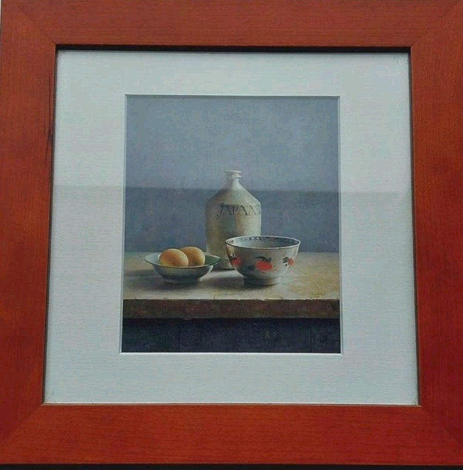 Henk Helmantel .. reproductie .. in fraaie lijst ..., Ophalen of Verzenden