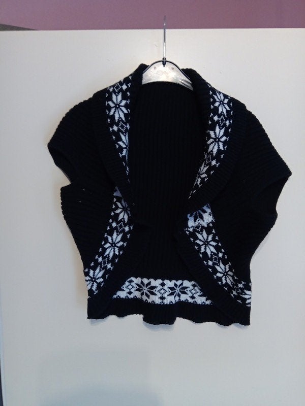 Bolero maat M met korte mouw, Ophalen of Verzenden, Zo goed als nieuw, Maat 38/40 (M), Zwart