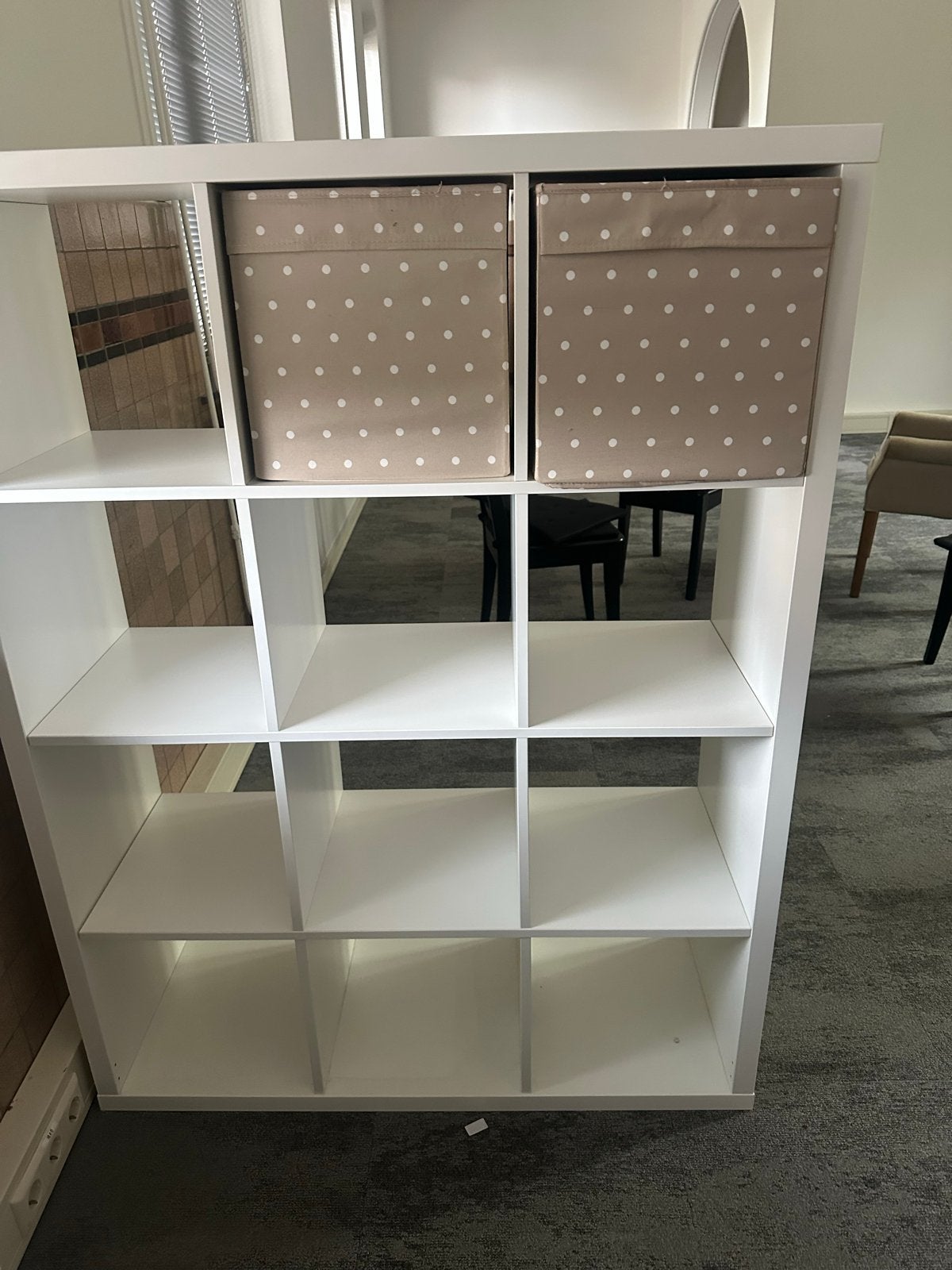 IKEA Kallax Kast 4x4 met 9 Opbergdozen, Huis en Inrichting, Kasten | Boekenkasten, Ophalen, Gebruikt, 100 tot 150 cm, 25 tot 50 cm