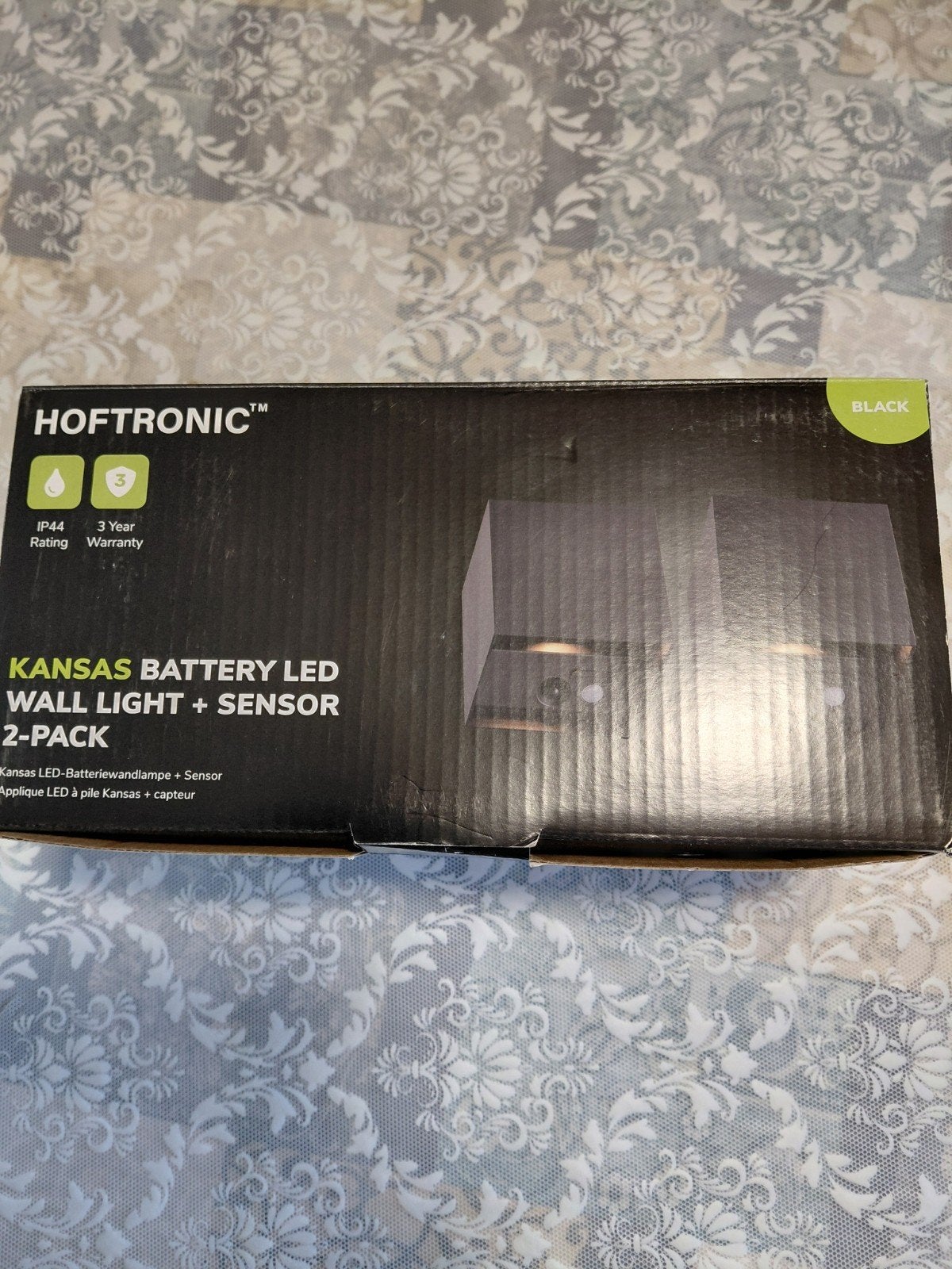 2 x Kansas led wandlamp NIEUW, Ophalen of Verzenden, Nieuw, Metaal, Geschikt voor buiten