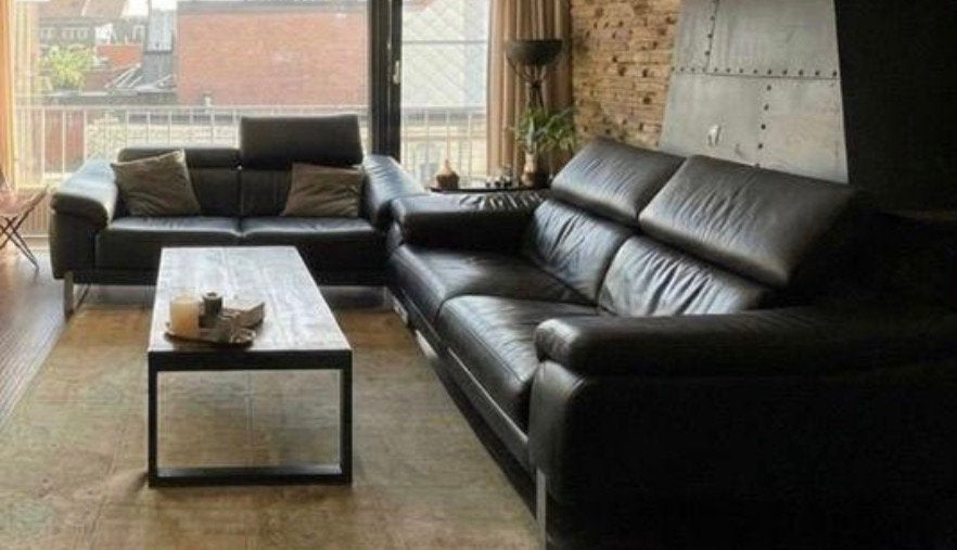leer relax zetel, Ophalen, Zo goed als nieuw, Leer