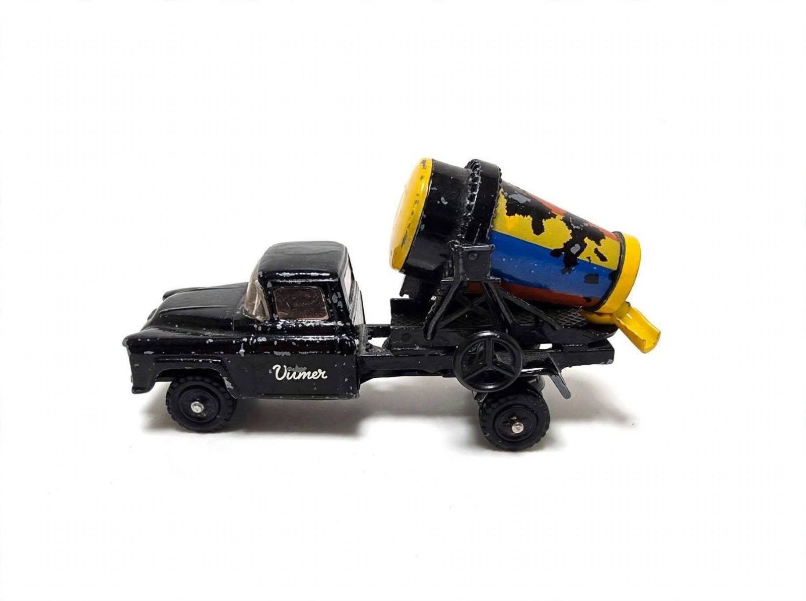 zeldzame Vilmer Chevrolet 6400 betonmixer - Deens Zink toy, Ophalen of Verzenden