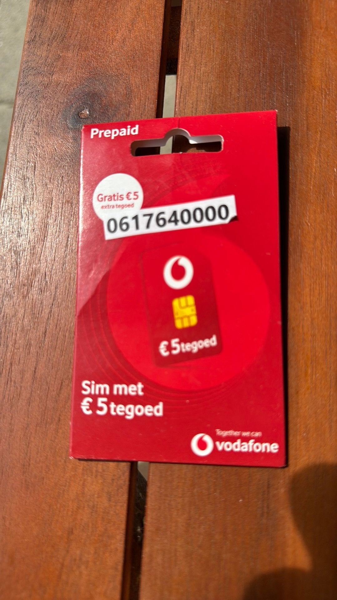 TOP nummer 0617-64000, Ophalen of Verzenden, Zo goed als nieuw, Vodafone