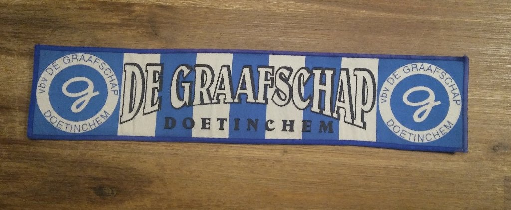 De Graafschap voetbal embleem patch Doetinchem club vintage, Ophalen of Verzenden, Nieuw, Overige binnenlandse clubs, Overige typen