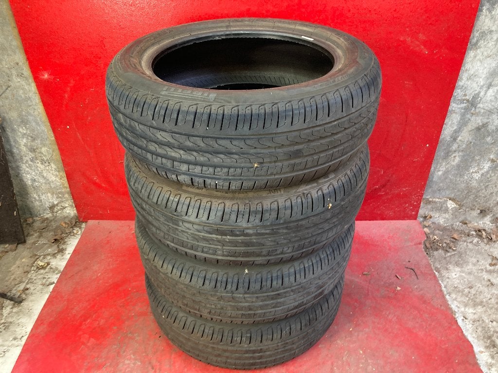 4x 205/55R17 Pirelli gebruikte banden, Auto-onderdelen, Banden en Velgen, Gebruikt, ., 17 inch, .