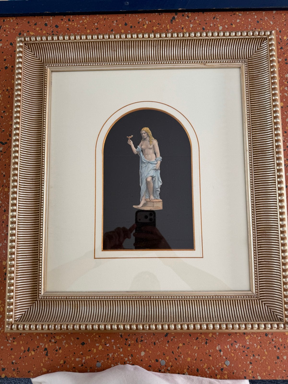 Klassiek schilderij met mythologische figuren, Antiek en Kunst, Portret of Personen, Overige ondergronden, Klassiek, Print
