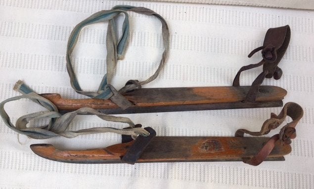 oude houten schaatsen, Sport en Fitness, Schaatsen, Ophalen of Verzenden, Gebruikt, Friese doorlopers, Overige merken