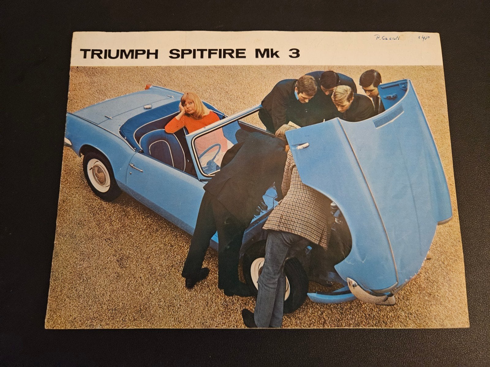 Brochure Triumph Spitfire MK 3, Ophalen of Verzenden, Zo goed als nieuw, Overige merken