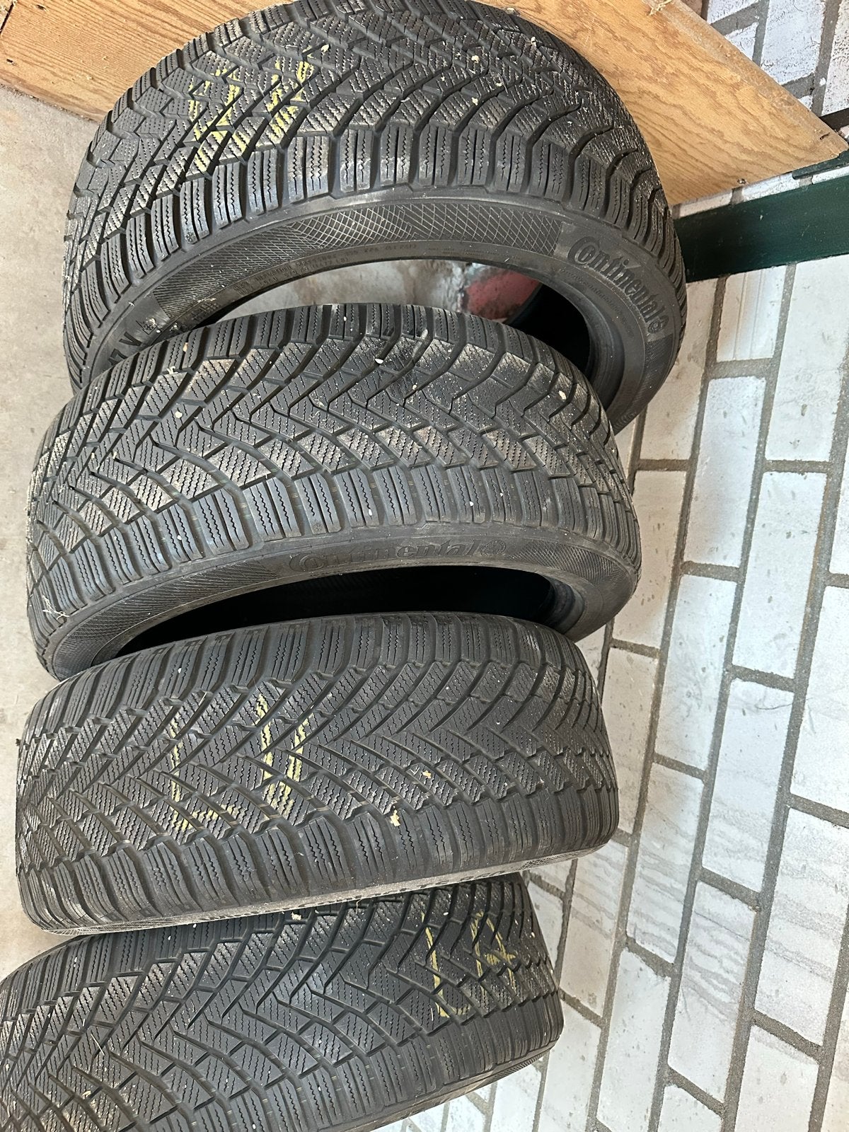 4 Continental WinterContact TS860 Winterbanden 225/45 R17, Auto-onderdelen, Banden en Velgen, Ophalen, Gebruikt, 17 inch, Winterbanden