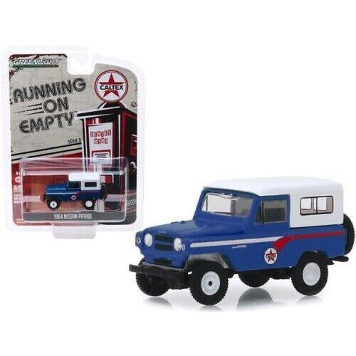 1964 Nissan Patrol v Greenlight 1/64 Caltex Running on Empty, Ophalen of Verzenden, Nieuw, Auto