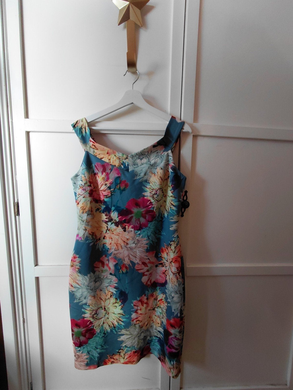 Steps jurk maat 42 met bloemenprint, Meerkleurig, Maat 42/44 (L), Ophalen of Verzenden, Zo goed als nieuw
