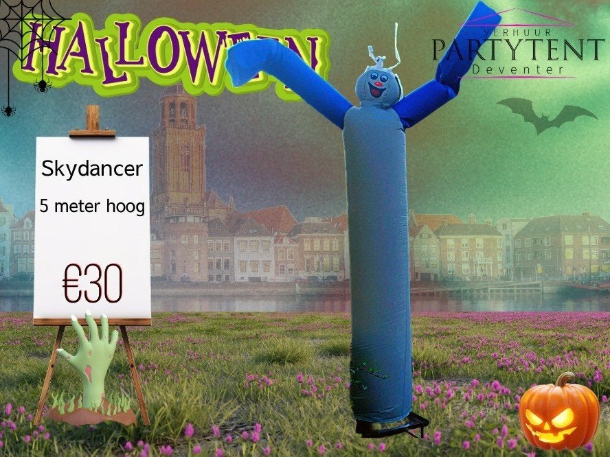 Skydancer 5m huren Halloween eyecatcher Deventer, Ophalen, Nieuw, Halloween of Griezel