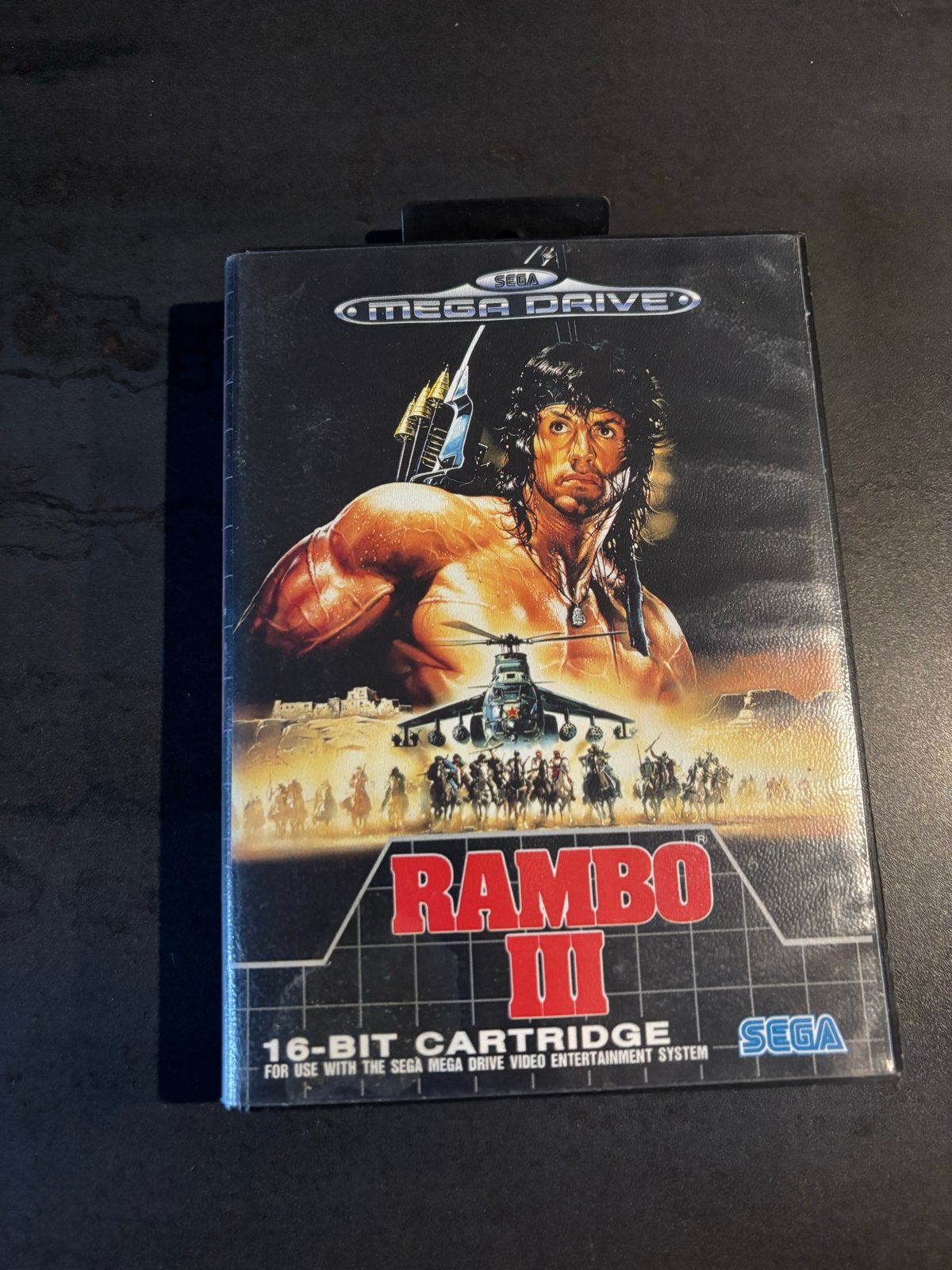 Rambo III - Sega Mega Drive (Compleet met handleiding), Avontuur en Actie, Gebruikt, 1 speler, Ophalen of Verzenden