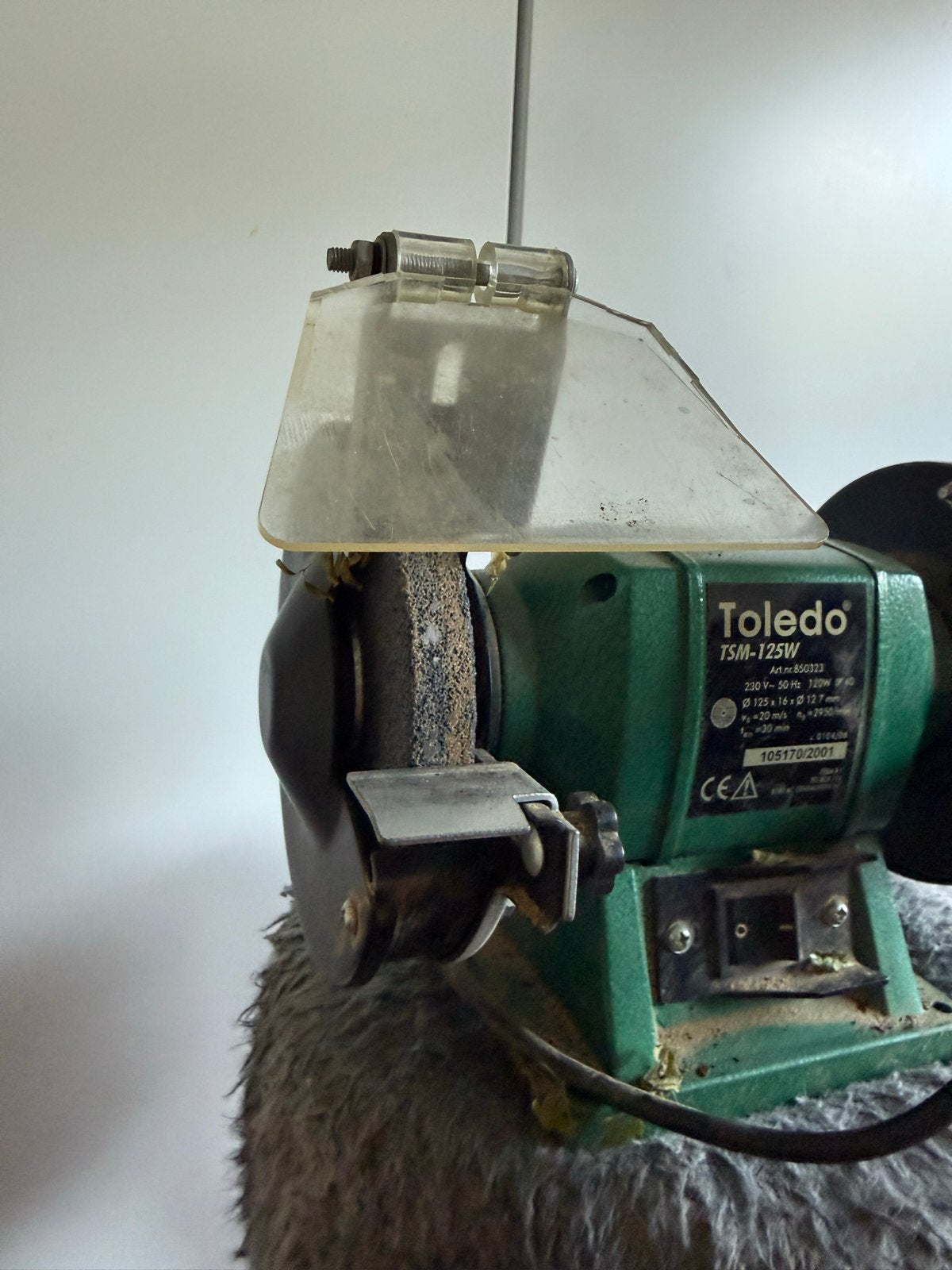 Toledo TSM-125W Werkbankslijpmachine - Gebruikt, Ophalen of Verzenden, Gebruikt, Minder dan 700 watt, Werkbankslijpmachine