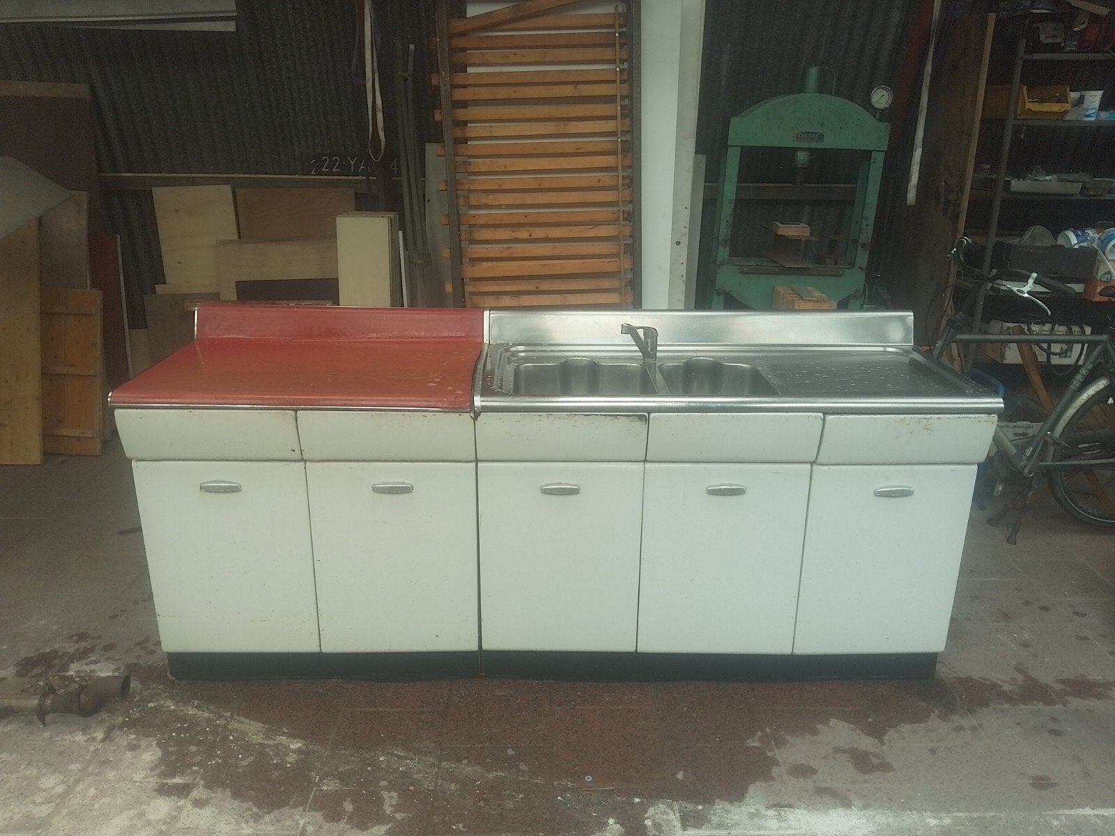 American kitchen franke, Ophalen of Verzenden, Gebruikt, Wit