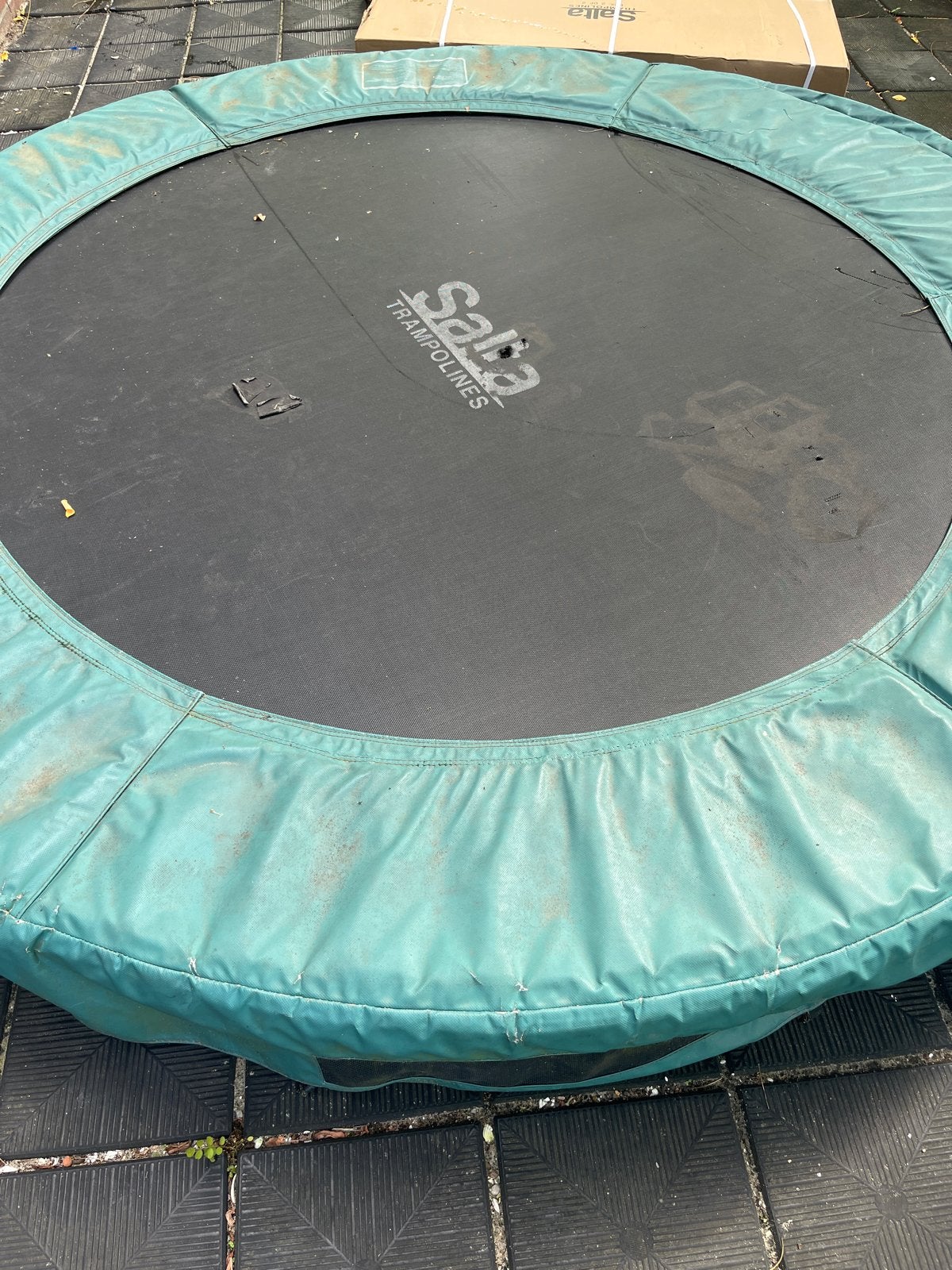 Oude Salta trampoline - gratis af te halen, Ophalen, Gebruikt