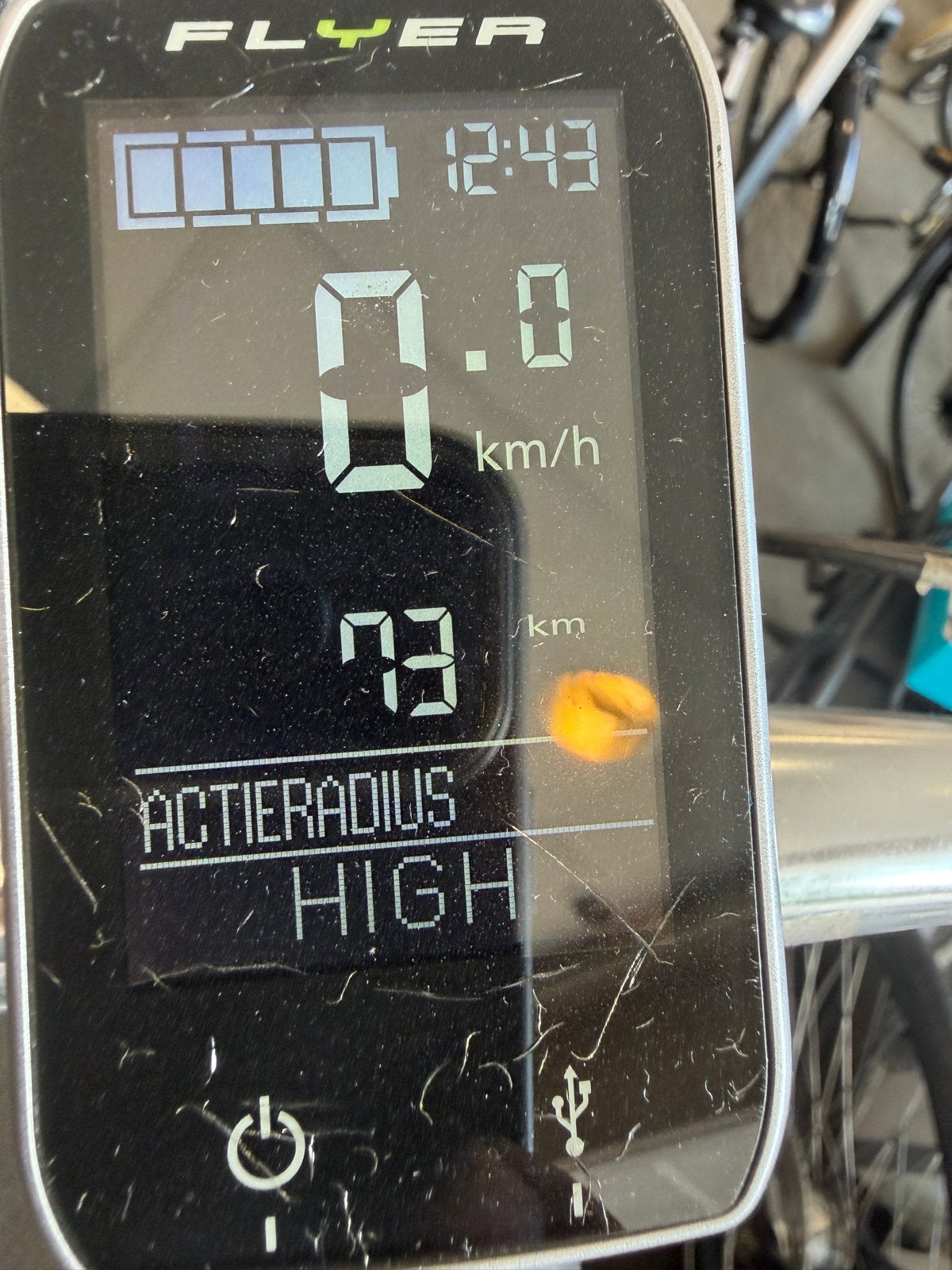 Flyer 36V 540Wh E-bike Accu (NKY467B2), Ophalen of Verzenden, Gebruikt