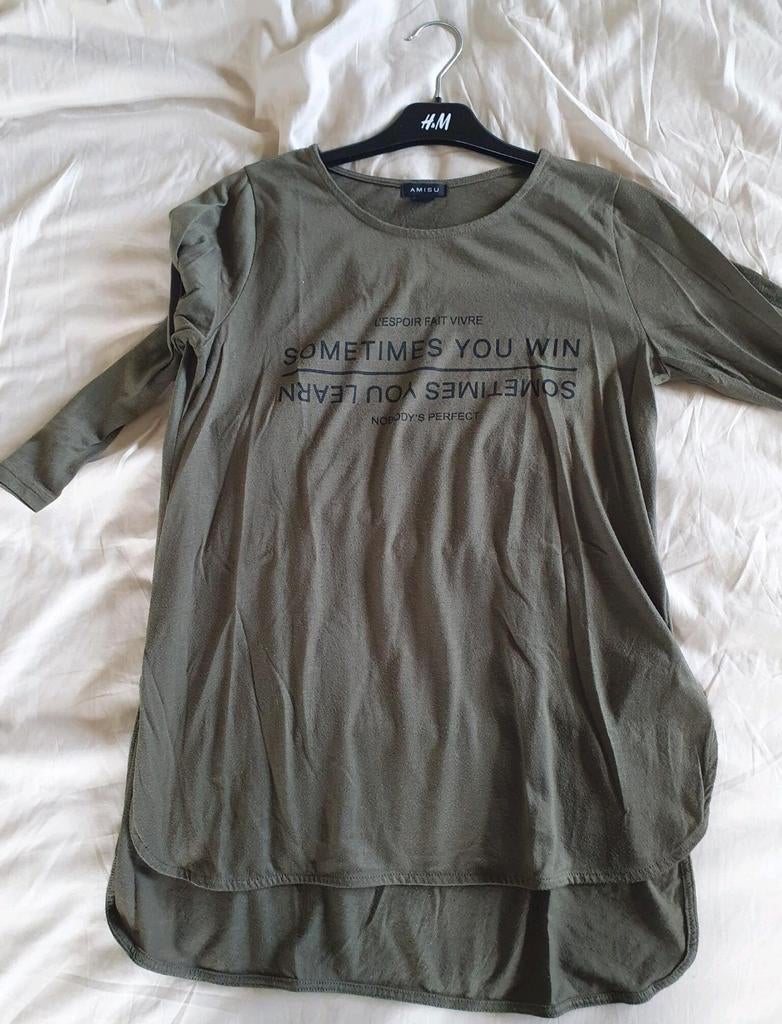 Leuk shirt mt S of M Amisu 💚, Kleding | Dames, T-shirts, Maat 38/40 (M), Ophalen of Verzenden, Zo goed als nieuw, Amisu
