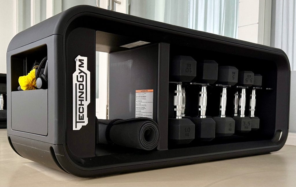 Fitnessbank (Technogym Bench), Sport en Fitness, Fitnessapparatuur, Zo goed als nieuw, Overige typen, Armen, Benen, Borst, Buik