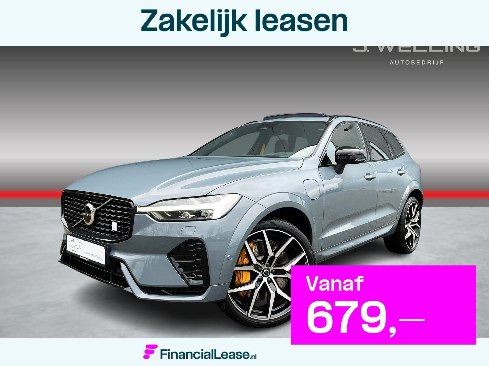 Volvo XC60 2.0 T8 AWD Polestar 405pk / B&W / 22 inch 2.0 T8, Gebruikt, 1969 cc, Bedrijf, XC60