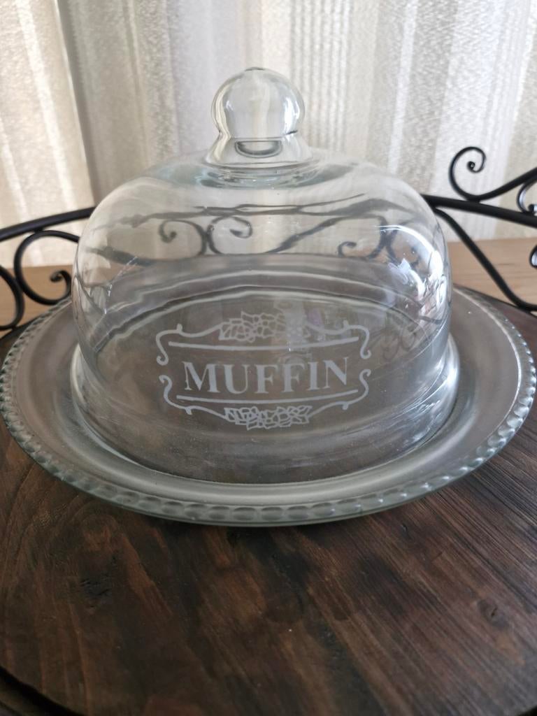 Stolp met tekst "Muffin", Ophalen, Zo goed als nieuw