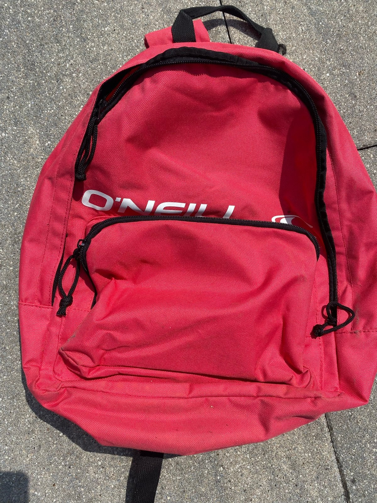 Rode O'Neill rugzak - Gebruikt, Sieraden, Tassen en Uiterlijk, Tassen | Rugtassen, Gebruikt, Minder dan 25 cm, 30 tot 45 cm, Ophalen